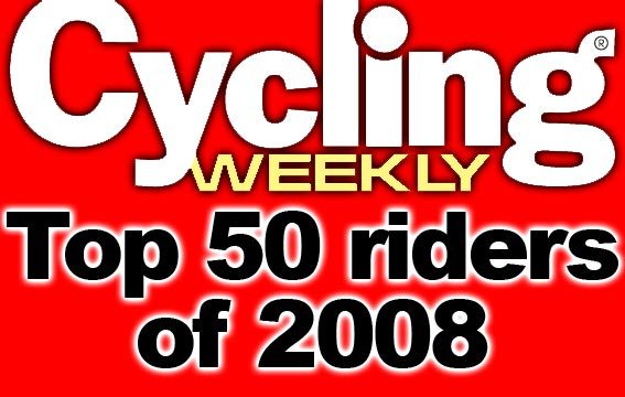 CW top 50 riders of 2008 logo CW top 50 riders of 2008 logo