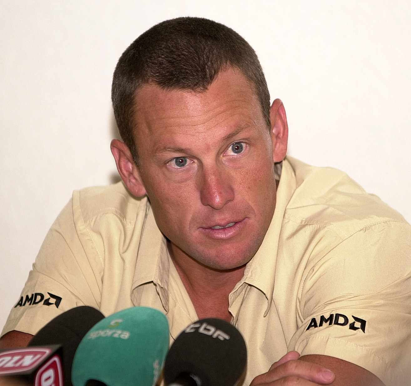 Lance Armstrong Lance Armstrong visits the 2006 Tour de France