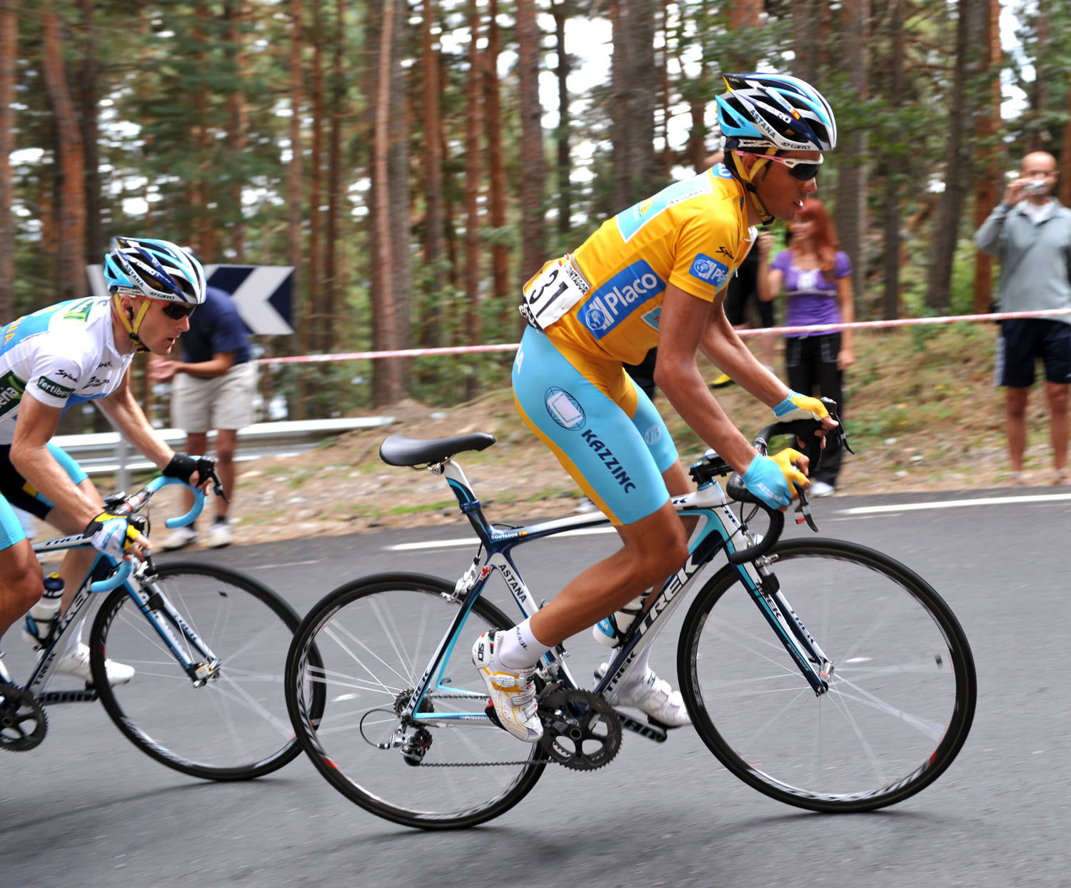 Alberto Contador stage 19 tour of spain 2008 Alberto Contador stage 19 tour of spain 2008