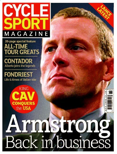 Cycle Sport November 2008 cover Cycle Sport November 2008 cover