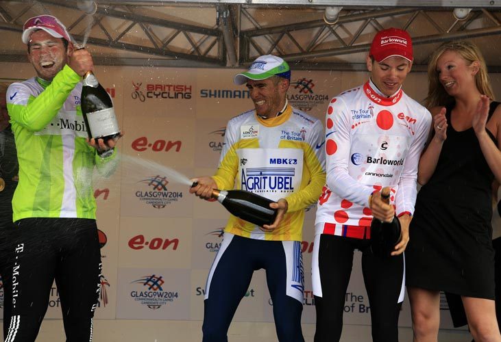 Tour of Britain 2007 final podium Tour of Britain 2007 final podium