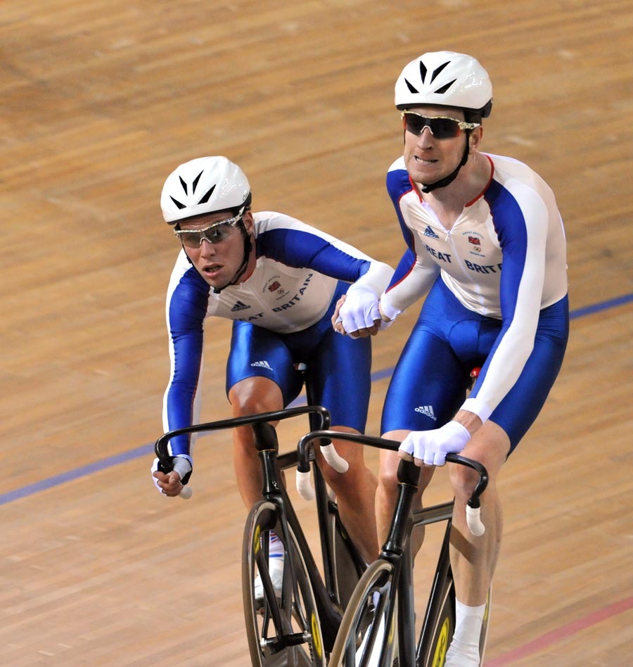 Mark Cavendish Bradley Wiggins Madison Olympics 2008 Mark Cavendish Bradley Wiggins Madison Olympics 2008