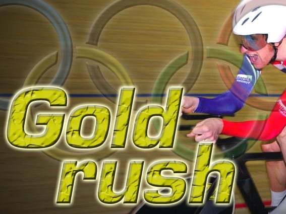 Olympics gold rush logo Olympics gold rush logo