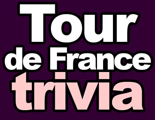 Tour de France trivia logo Tour de France trivia logo