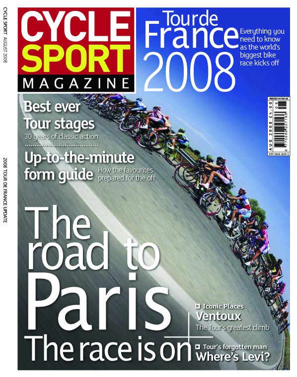 Cycle Sport August 2008 cover Cycle Sport August 2008 cover