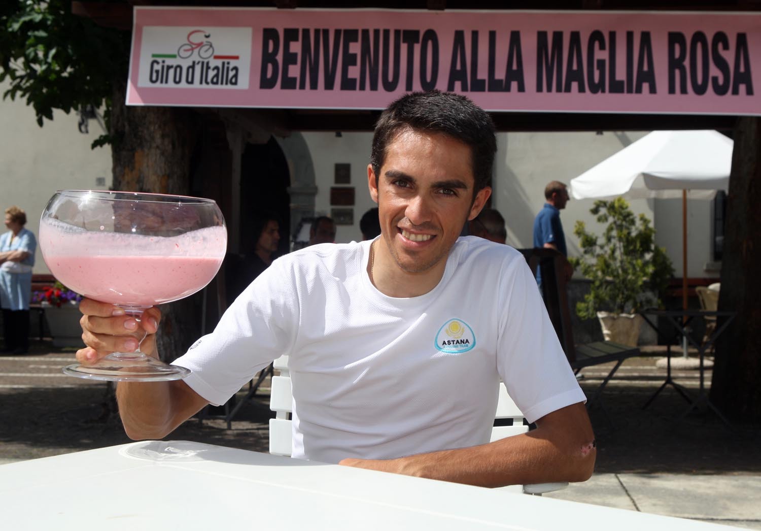 Giro 2008 Alberto Contador rest day 2 Giro 2008 Alberto Contador rest day 2