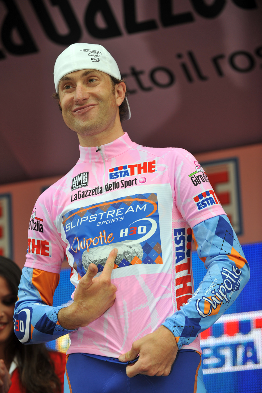 Christian Vandevelde Giro stage 1 2008 team time trial Christian Vandevelde Giro stage 1 2008 team time trial