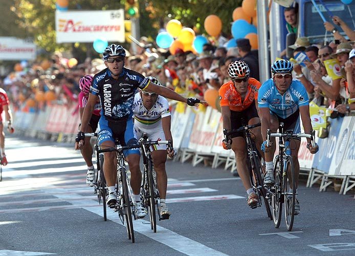 Erik Zabel Allan Davis Tour of Spain stage 7 Erik Zabel Allan Davis Tour of Spain stage 7