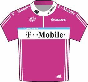 Tour de France 2007 T-Mobile jersey T-Mobile jersey 2007