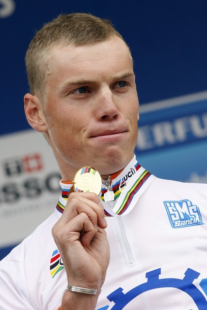 Lars Boom with medal Lars Boom with medal
