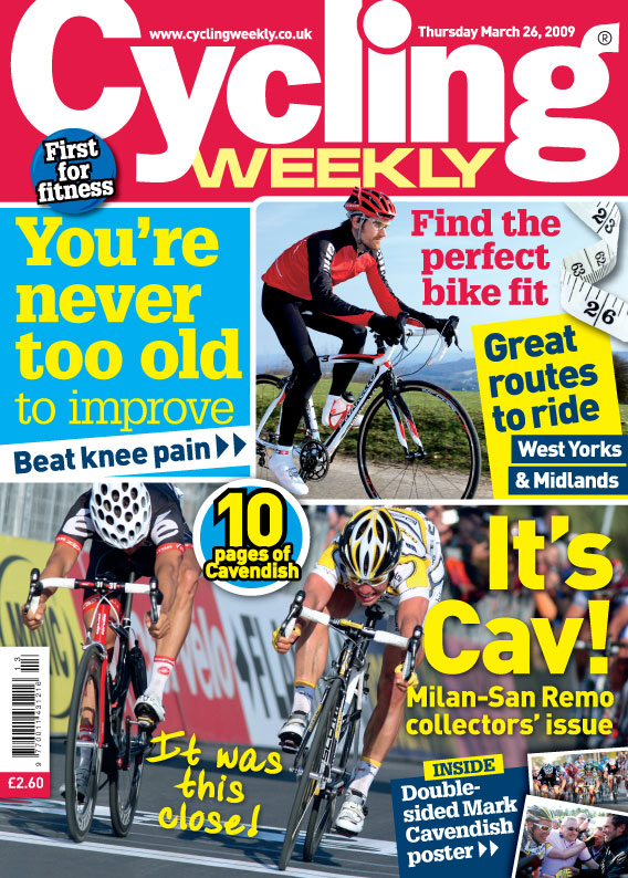 Cycling Weekly March 26 2009 cover