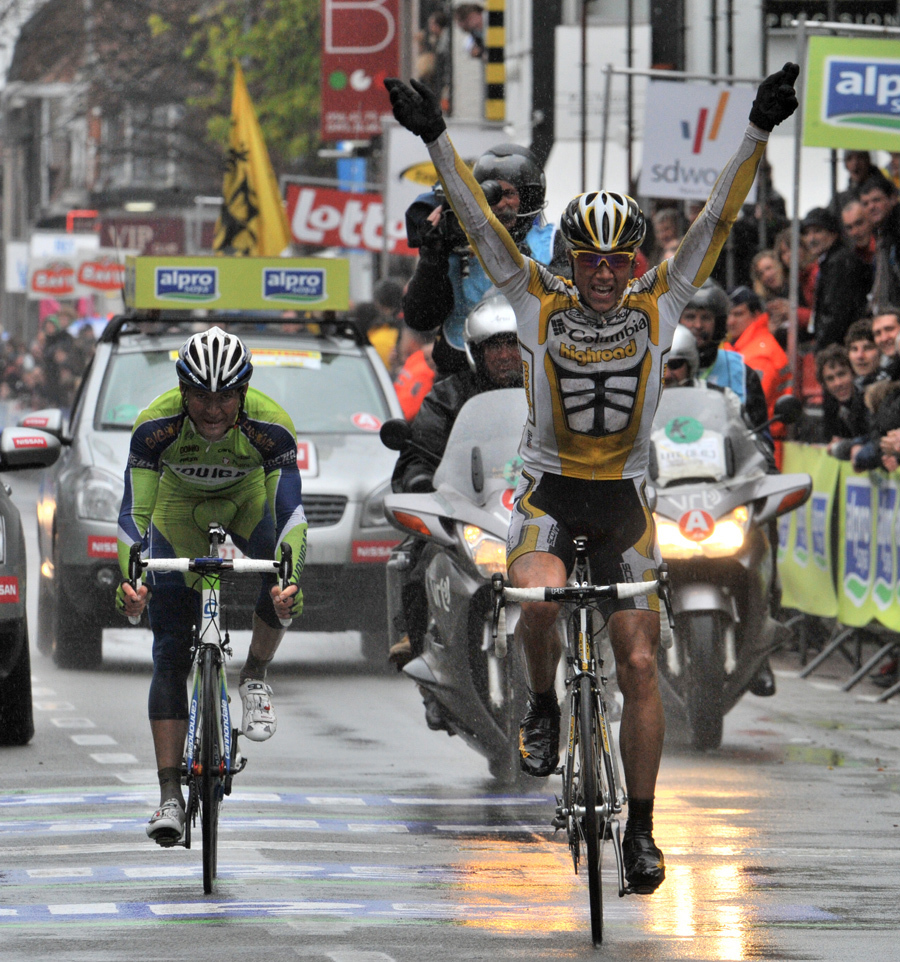 Boasson Hagen wins 2009 Ghent-Wevelgem Columbia Highroad Boasson Hagen wins 2009 Ghent-Wevelgem Columbia Highroad