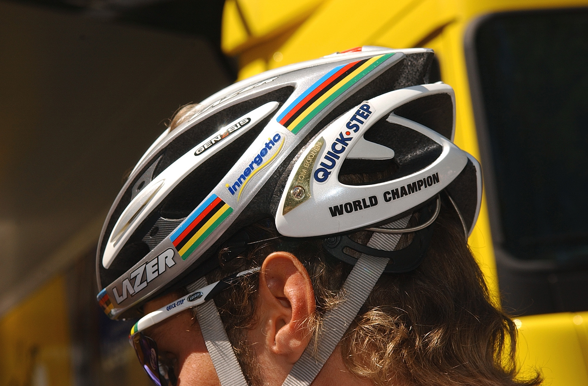 Tom Boonen's helmet