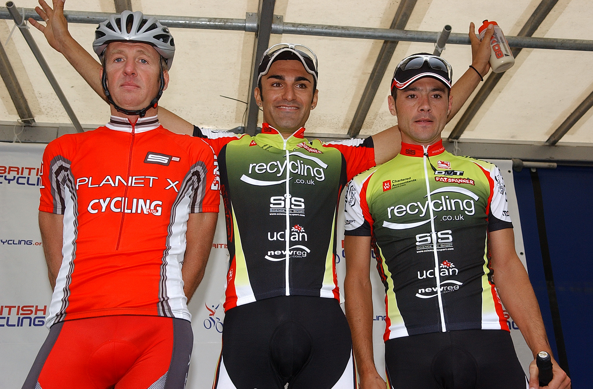 Tour of Pendle podium
