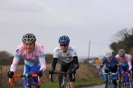 Gordon McCauley heads the pack