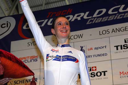 Wendy Houvenaghel, 500m TT podium (gold)