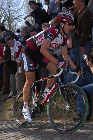 Fabian Cancellara on Muur