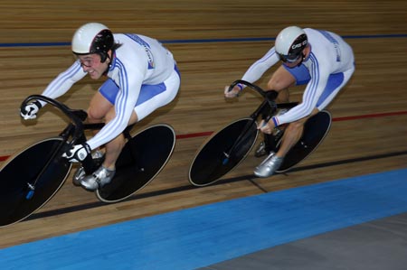 Ross Edgar and Chris Hoy (GB), Team Sprint