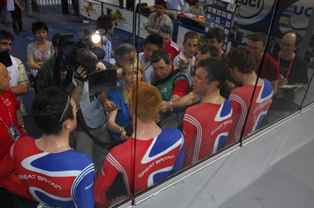 GB team interviewed by BBC