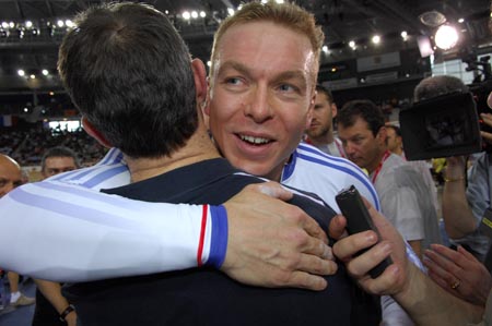 Chris Hoy and Jamie Staff (GB)