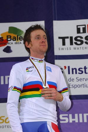 Bradley Wiggins (GB), individual pursuit winner