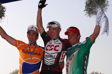 Paris-Roubaix podium 2007