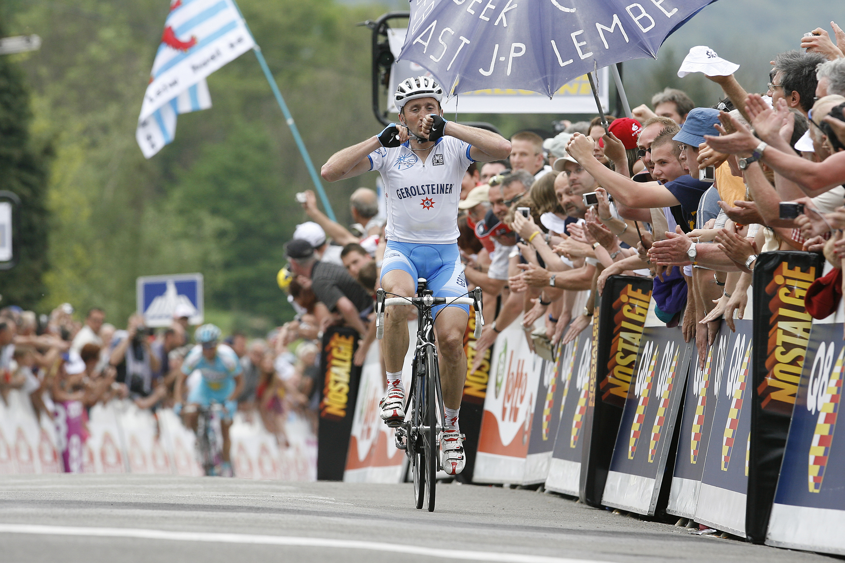 Davide Rebellin (Gerolsteiner) wins