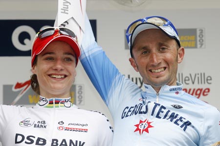 Marianne Vos and Davide Rebellin