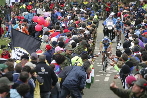 Crowds on the Zoncolan