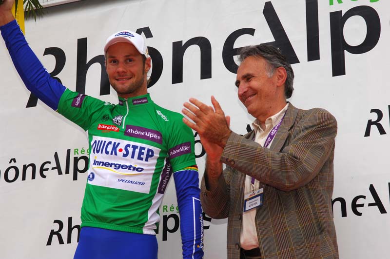 Tom Boonen in green points jersey