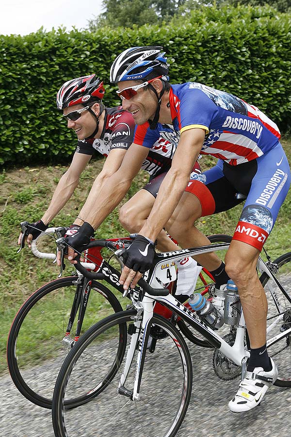 David Zabriskie and George Hincapie