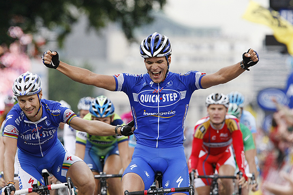 Gert Steegmans wins the stage Gert Steegmans wins the stage