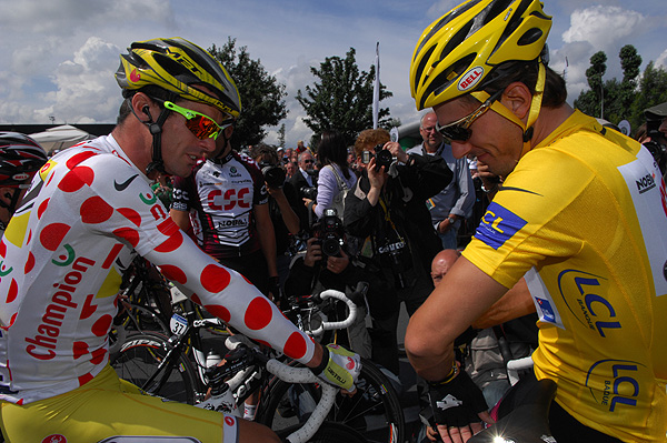 David Millar and Fabian Cancellara David Millar and Fabian Cancellara