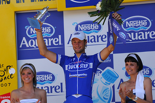 Tom Boonen, stage winner Tom Boonen, stage winner