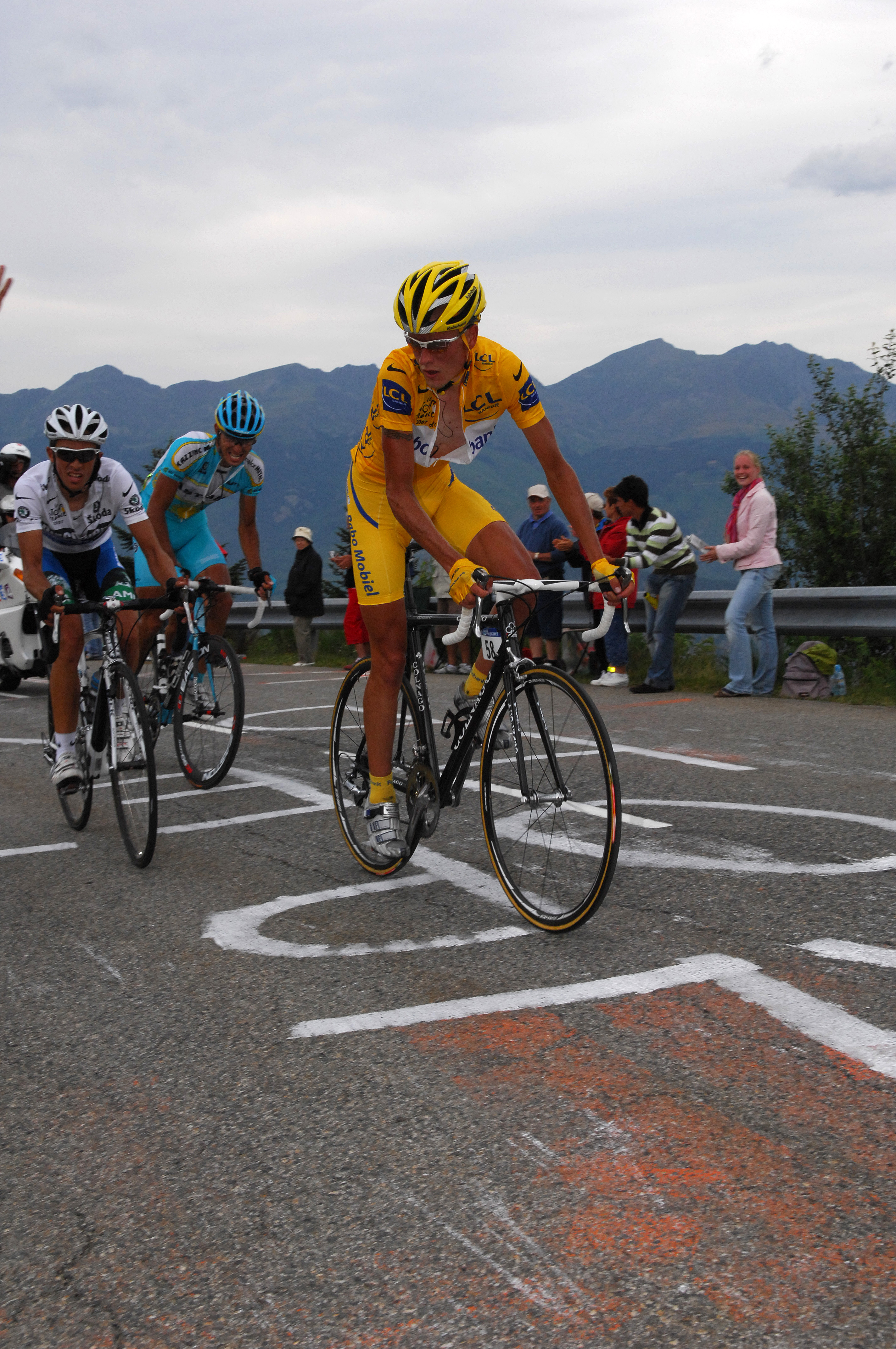 Michael Rasmussen and Alberto Contador