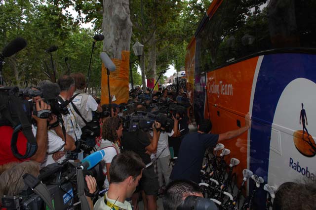 Media scrum