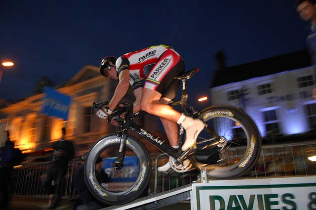 Rob Hayles on start ramp