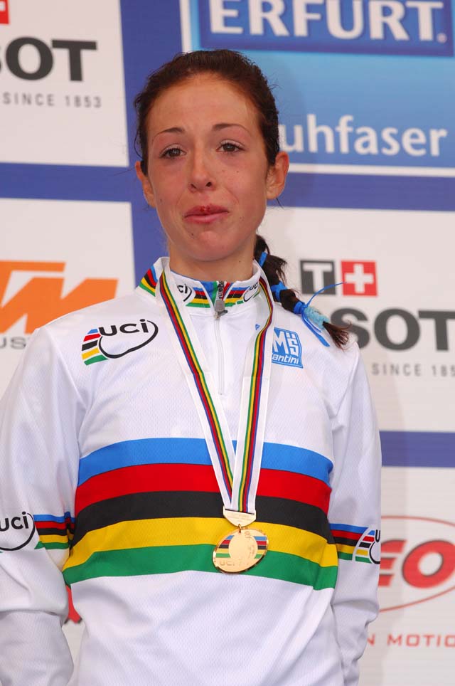 Emotional Marta Bastianelli, winner Emotional Marta Bastianelli, winner