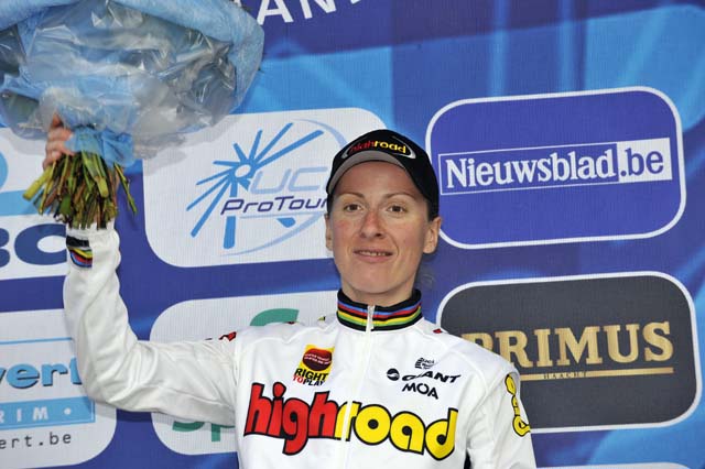 Women's Tour of Flanders winner Judith Arndt Women's Tour of Flanders winner Judith Arndt