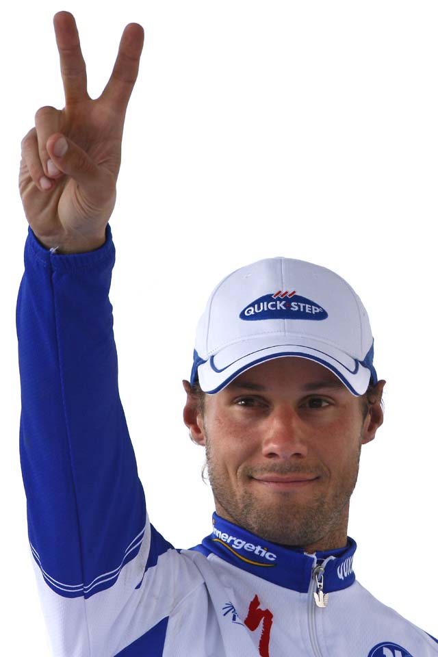Tom Boonen celebrates his second Paris-Roubaix win Tom Boonen celebrates his second Paris-Roubaix win