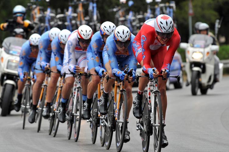 Team Slipstream win stage one team time trial Team Slipstream win stage one team time trial