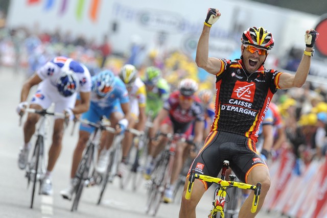 Alejandro Valverde wins stage one Alejandro Valverde wins stage one
