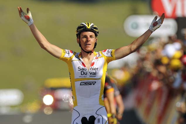 Riccardo Ricco wins the stage Riccardo Ricco wins the stage