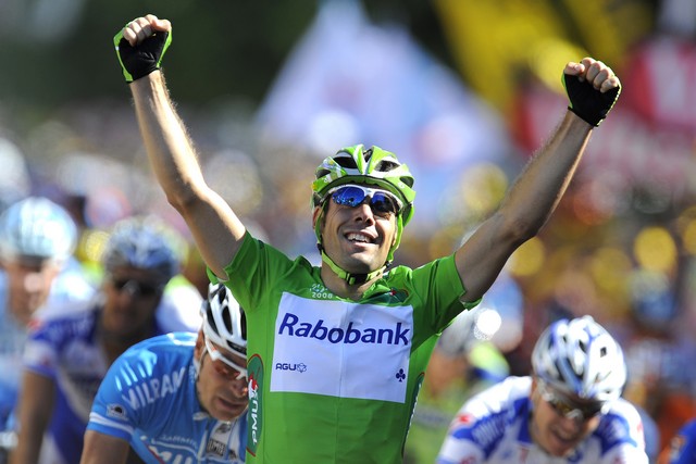Oscar Freire, stage winner Oscar Freire, stage winner