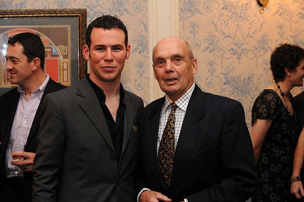 Mark Cavendish and Brian Robinson Mark Cavendish and Brian Robinson
