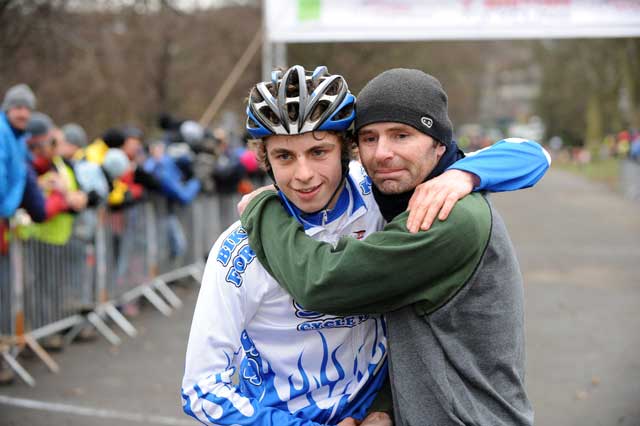 Tom Moses, junior winner, and dad Tom Moses, junior winner, and dad