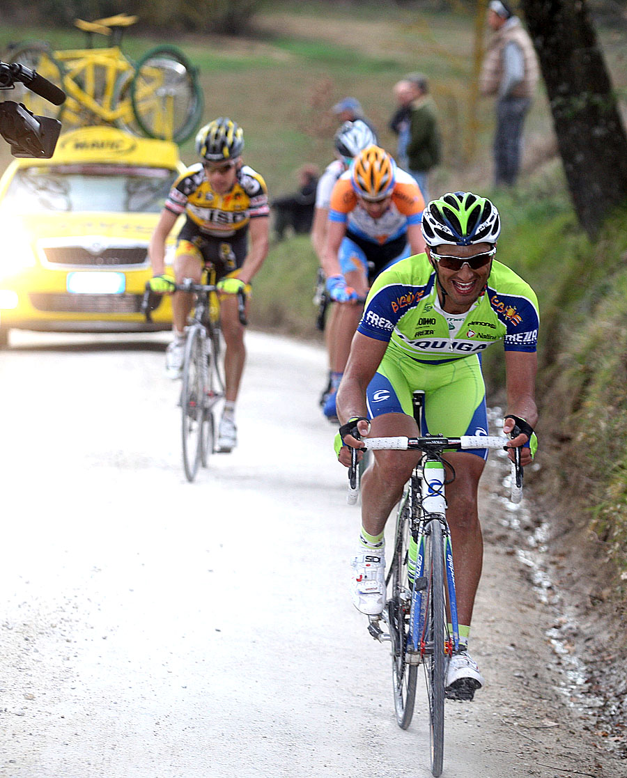 Daniele Bennati attacks Daniele Bennati attacks