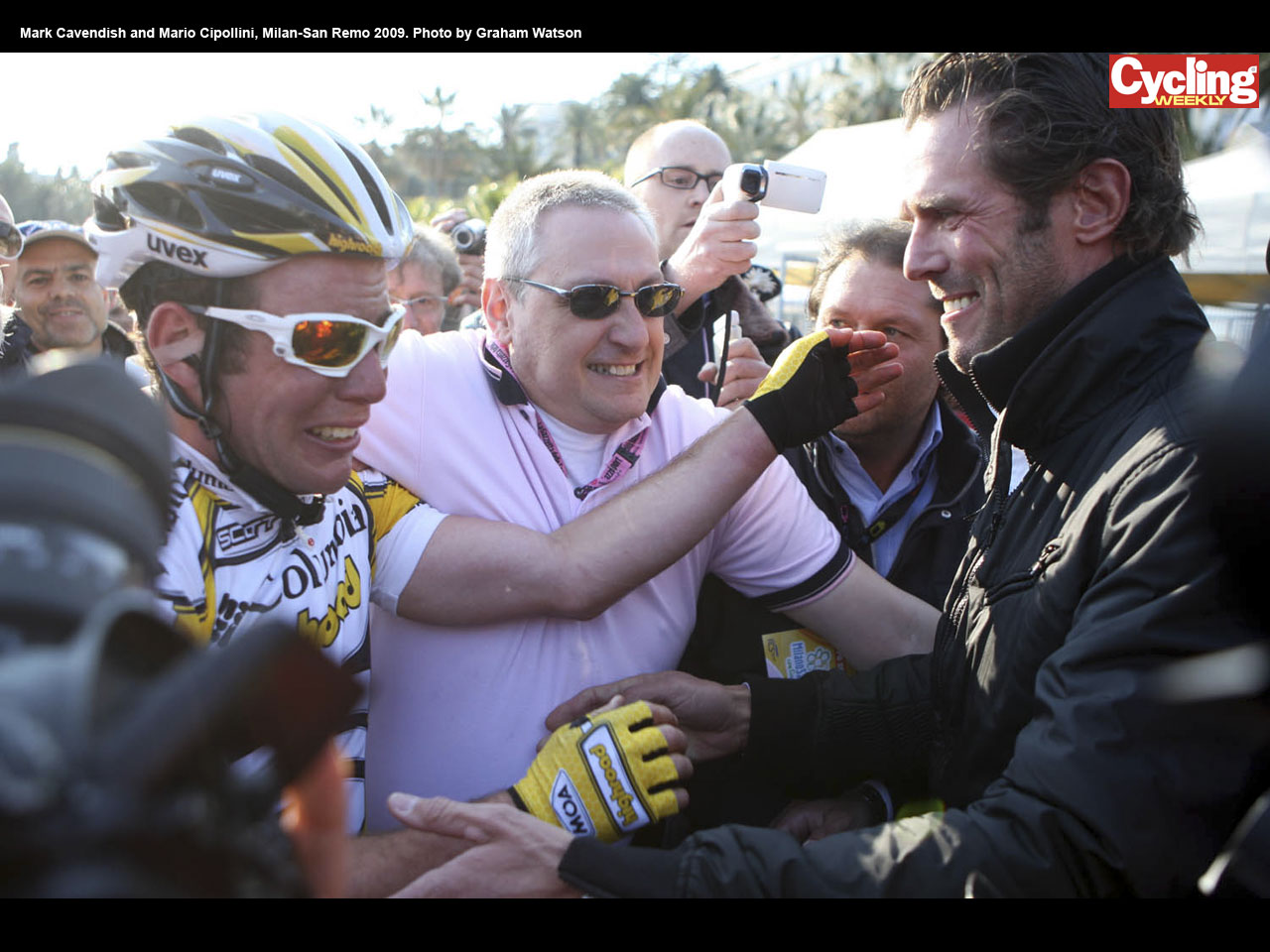 Mark Cavendish and Mario Cipollini, Milan-San Remo 2009