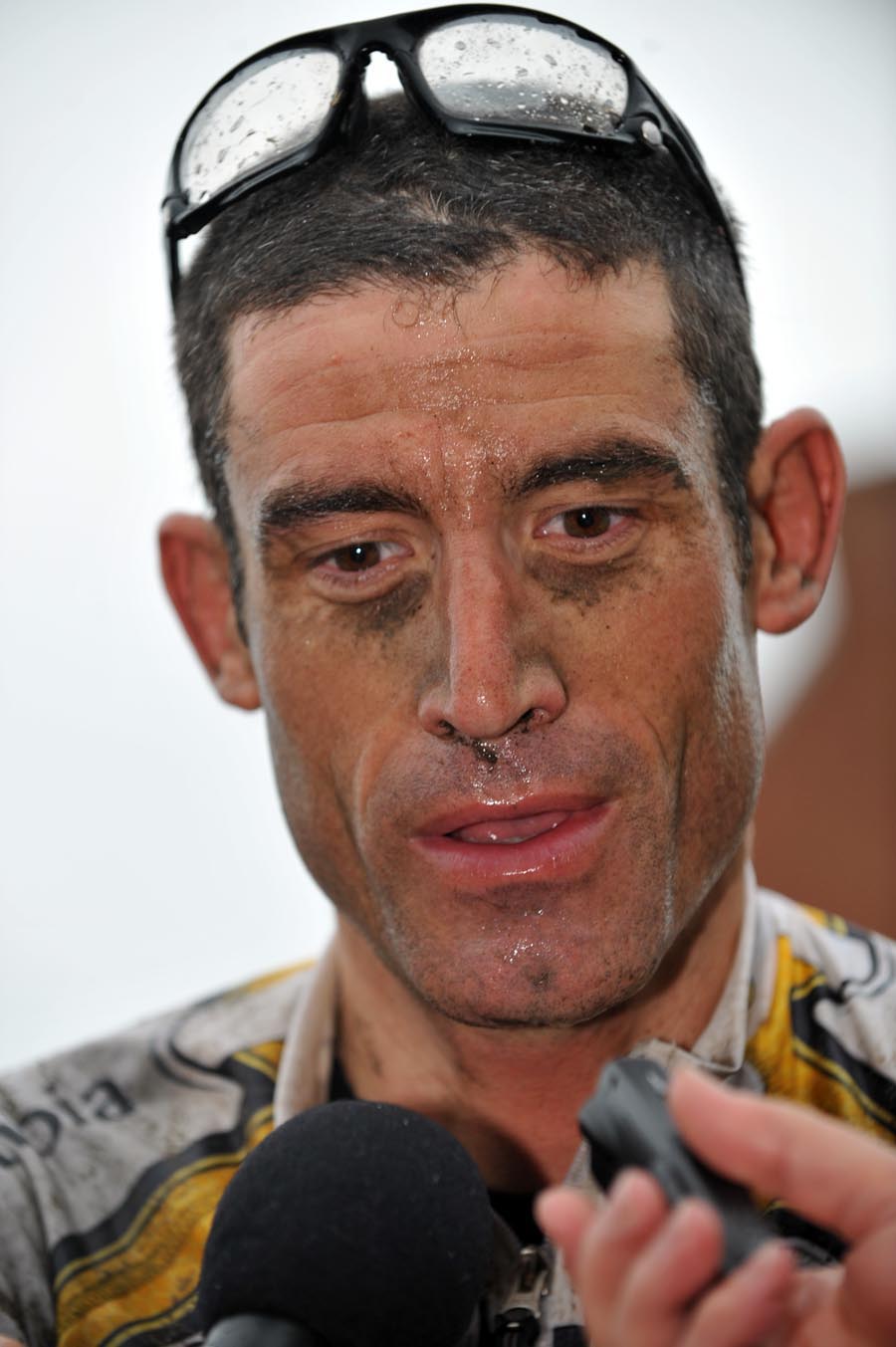 George HIncapie after the race George HIncapie after the race