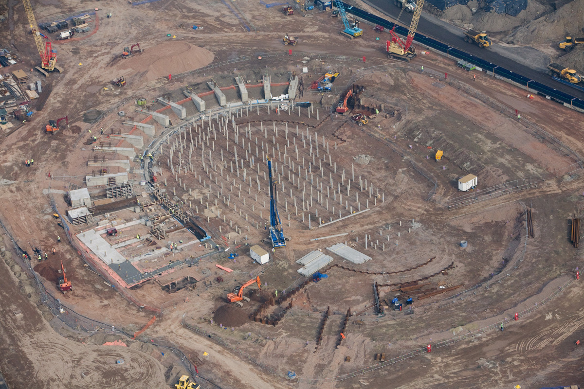 London Velodrome 2012 construction London Velodrome 2012 construction